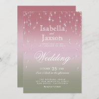 Rose Gold und Sage Green Blend Star Lights