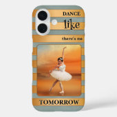 Rose Gold und Sage Striping Tänzer Handy Case (Rückseite)