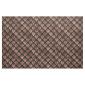 Rose Gold und Schwarz Art Deco Diamant Muster Stoff (Fat Quarter (45,7 x 55,9 cm))