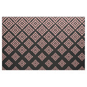 Rose Gold und Schwarz Geometrie Muster Stoff (Fat Quarter (45,7 x 55,9 cm))