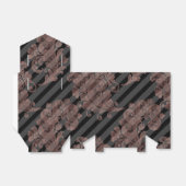 Rose Gold und Schwarz Geschenkschachtel (Ungefaltet)