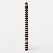 Rose Gold und Schwarz-Gürtelmuster Case-Mate iPhone Hülle (Hinten/Links)