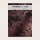 Rose Gold- und Schwarz-Marmor-Karten (Vorderseite)