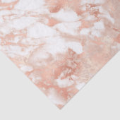 Rose Gold und Weißer Marmor Dekoration Seidenpapier (Detail)