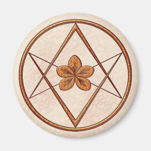 Rose Gold Unicursal Magnet