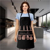 Rose Gold Utensities Personal Koch Kochen Backen Schürze