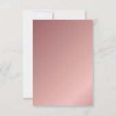 Rose Gold Vielen Dank für die benutzerfreundliche  (Rückseite)