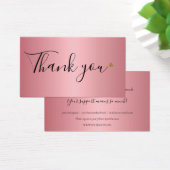 Rose Gold Vielen Dank für die Rabattkarte (Schreibtisch)