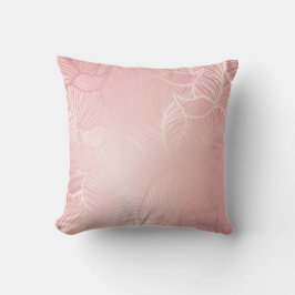 Rose Gold Vintag Damask Kissen