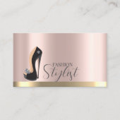 Rose Gold Visitenkarte (Vorderseite)