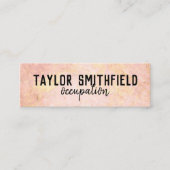 Rose Gold Visitenkarte (Vorderseite)