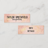 Rose Gold Visitenkarte (Vorne/Hinten)