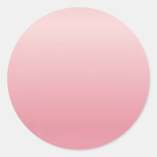 Rose Gold Vorlage Text hinzufügen Monogramm Name L Runder Aufkleber