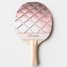Rose Gold Waffle Personalisiert