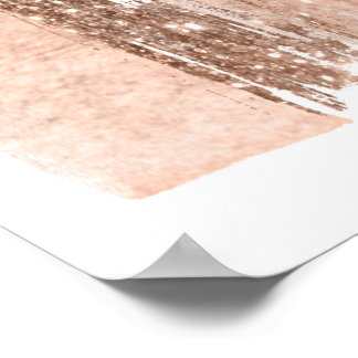 Rose Gold Wall Art Poster