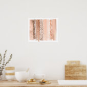 Rose Gold Wall Art Poster (Küche)