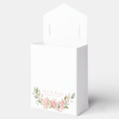 Rose Gold Watercolor Blume Hochzeit Vielen Dank Geschenkschachtel (Geöffnet)