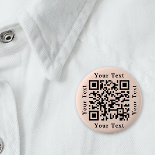 Rose Gold Website erstellen oder QR-Code prüfen Button