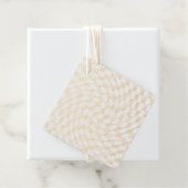 Rose Gold Wedding Collection Karo überprüft Geschenkanhänger (Mit Box)