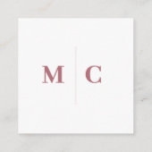 Rose Gold Wedding Foto mit QR Code Begleitkarte (Rückseite)