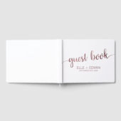 Rose Gold Wedding Gästebuch (Voll)