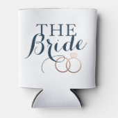 Rose Gold Wedding Rings Bride Custom kann Cooler Dosenkühler (Vorderseite)
