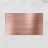 Rose Gold Wedding Website Card Beilage Begleitkarte (Rückseite)