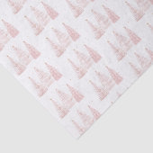 Rose Gold Weihnachtsbaumen Seidenpapier (Ausschnitt)