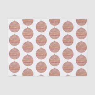 Rose Gold Weihnachtsschmuck Seidenpapier