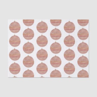 Rose Gold Weihnachtsschmuck Seidenpapier