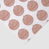 Rose Gold Weihnachtsschmuck Seidenpapier (Ausschnitt)