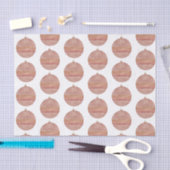 Rose Gold Weihnachtsschmuck Seidenpapier (Handwerk)