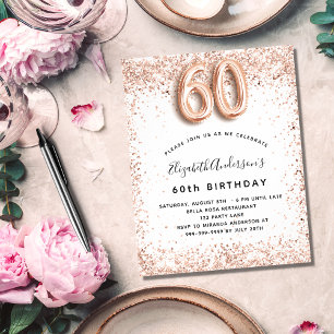 Rose Gold - Weißer Haushalt zum 60. Flyer