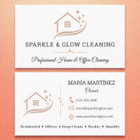 Rose Gold Weißer Reinigungsservice Sparkle