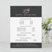 Rose-Gold-Wellness-Center-Logo | Flyer der Preise (Stehend Vorderseite)