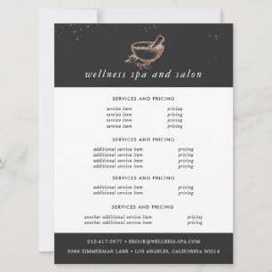 Rose-Gold-Wellness-Center-Logo Flyer der Preise