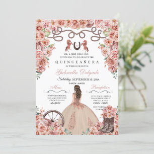 Rose Gold Western Charra Giro del Malcantone Einladung