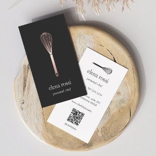 Rose Gold Whisky   Koch Catering Bakery QR Code Visitenkarte