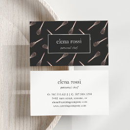 Rose Gold Whisky Muster | Koch Catering Bäckerei Visitenkarte