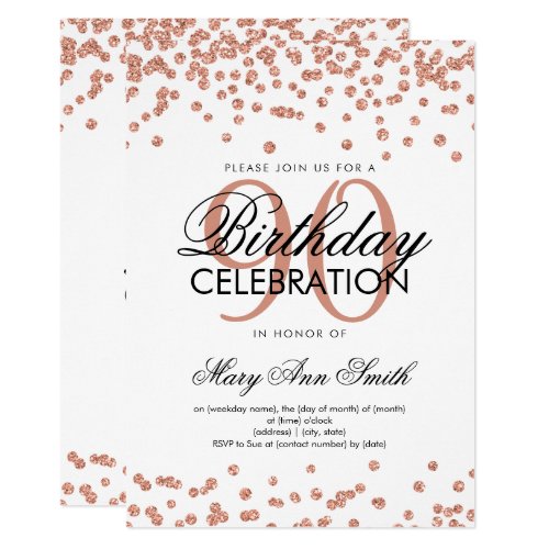 Elegante Einladungen Zum 90 Geburtstag Meine Einladungskarten De