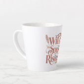 Rose Gold Wild Soul Rising Free Spirit Milchtasse (Linke Ecke)
