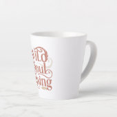 Rose Gold Wild Soul Rising Free Spirit Milchtasse (Rechte Ecke)