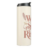 Rose Gold Wild Soul Rising Free Spirit Thermosbecher (Nach links gedreht)