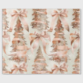 Rose Gold Wrapping Paper Geschenkpapier (Flach)