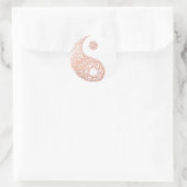 Rose Gold Yin Yang Sticker (Tasche)
