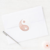 Rose Gold Yin Yang Sticker (Umschlag)