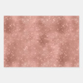 Rose Gold Zebra Print Geschenkpapier Set (Vorderseite 3)