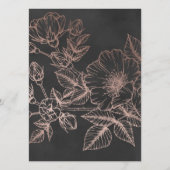 Rose Gold Zehn Fragen Hochzeitsspiel (Rückseite)