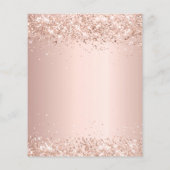 Rose Goldballons zum 60. Geburtstag (Rückseite)