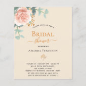 Rose Goldbeige-Brautparty (Vorderseite)